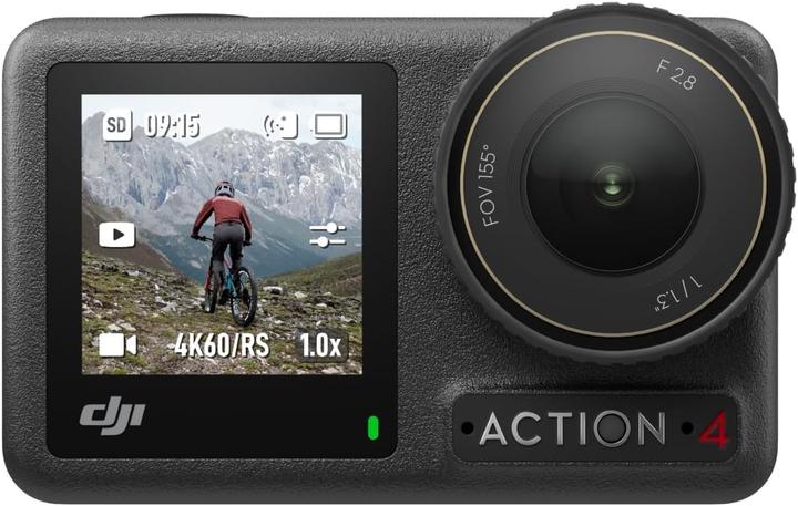 Immagine prodotto DJI Action-Kamera 4K/120fps mit Low-Light-Aufnahmen (120p, WiFi, Bluetooth)