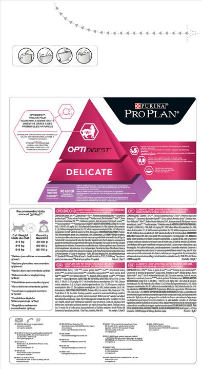 Produktbild Pro Plan Cat Delicate (Adult, 1 Stk., 1500 g)