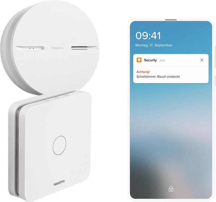 Netatmo Détecteur de fumée intelligent + détecteur de monoxyde de carbone