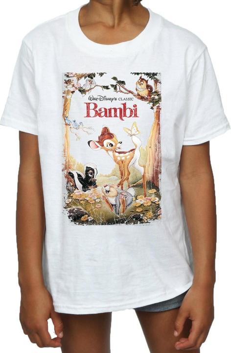 Produktbild Disney Bambi Retro Poster TShirt Mädchen (140, 146)
