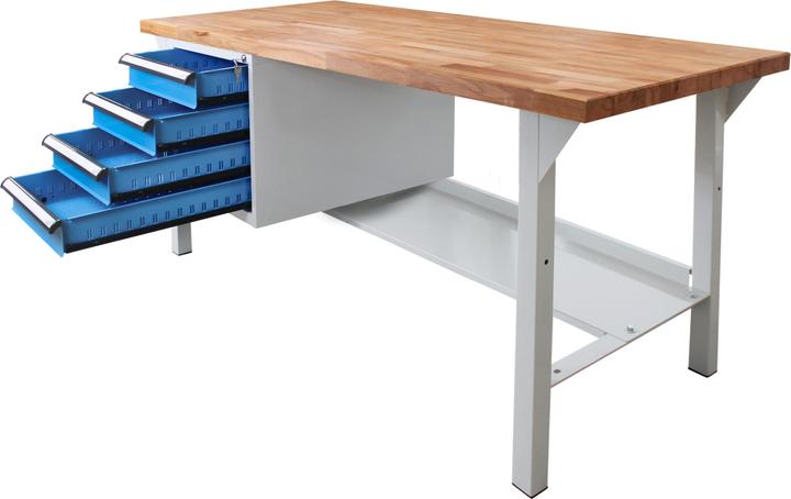 Actual product image ADB Workbench Workbench PROFI 4 drawers 1500mm (150 cm, 75 cm)
