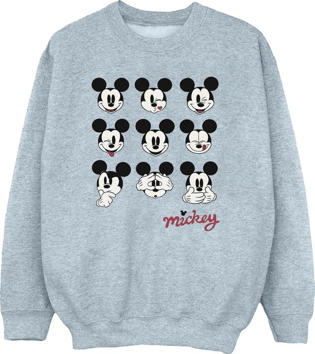 Disney Mickey Mouse Many Faces Sweatshirt Mädchen