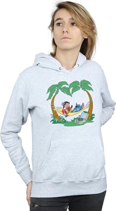 Actual product image Disney Womens/Ladies Lilo And Stitch Play Some Music Hoodie (XXL)