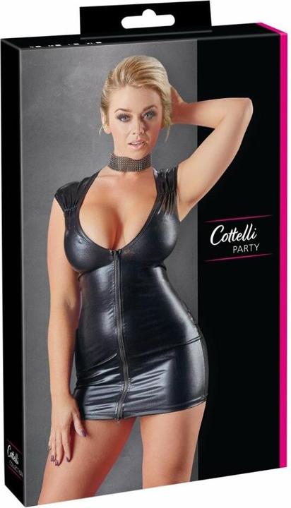 Produktbild Cottelli Collection Wetlookkleid Zip XL (XL)