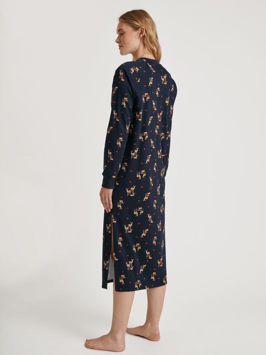 Actual product image Calida Chemise de nuit "Family + Friends" bleu foncé (S)