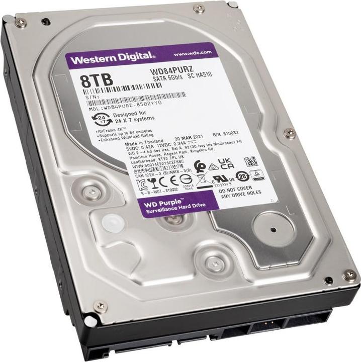 Image du produit WD Violet (8 To, 3.5", CMR)