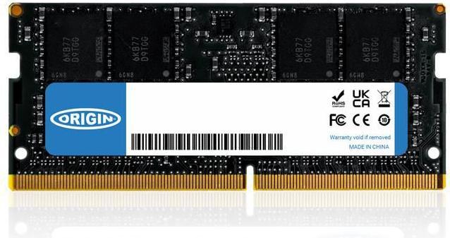 Actual product image Origin Storage 16GB DDR4 3200MHZ SODIMM (1 x 16GB, 3200 MHz, DDR4-RAM, SO-DIMM)