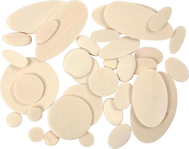 Actual product image Creativ Company Mosaic tiles 1 - 5 cm 600 pieces, light brown