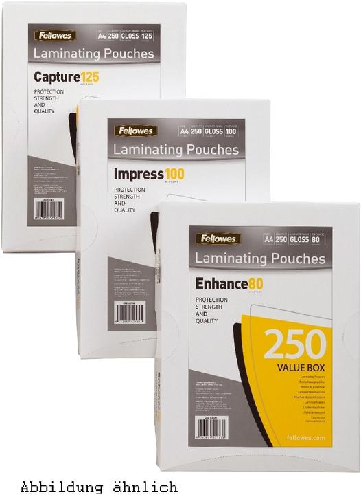 Image du produit Fellowes Capture 125 (A4, 250 pièce(s), 125 µm)