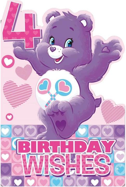 Produktbild Hype Grusskarte 4. Geburtstag Karton
