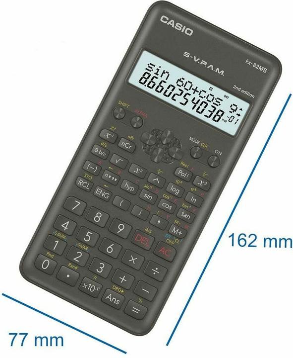 Productafbeelding Casio FX-82MS 2e uitgave (Batterijen)