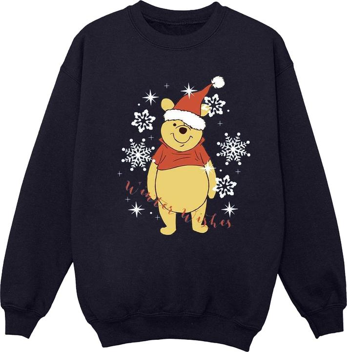 Actual product image Disney Boys Winnie The Pooh Winter Wishes Sweatshirt (140, 146)
