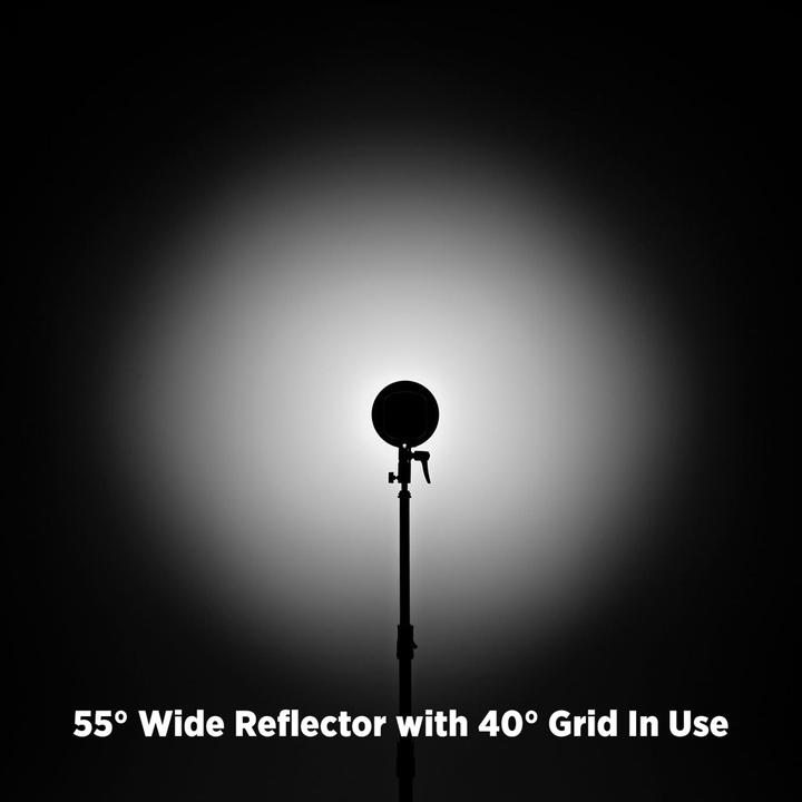 Image du produit Westcott 55-Degree Wide Umbrella Reflector with Honeycomb Grids Bowens/Godox Mount (Réflecteur parapluie)
