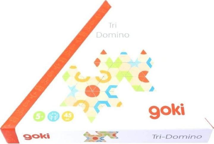 Actual product image Goki Tri-Domino 45 tiles (German)