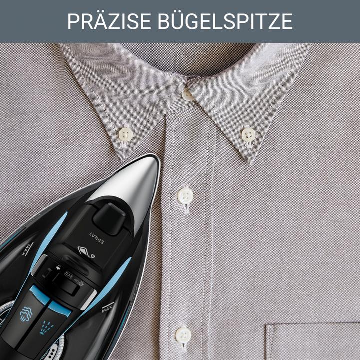 Image du produit Rowenta DW5310 Fer à vapeur Microsteam 400 HD Laser 2700 W Noir, Bleu (2700 W, 180 g/min)