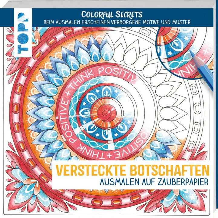 Produktbild Colorful Secrets - Versteckte Botschaften (Ausmalen auf Zauberpapier)