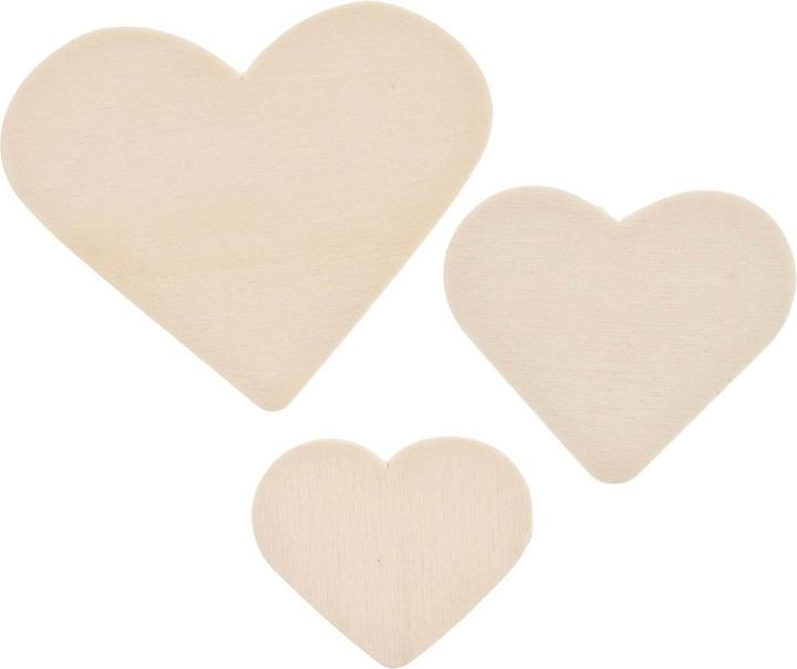 Actual product image NoName Wooden hearts