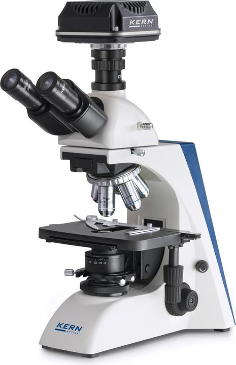 Kern OBN 135C825 transmitted light microscope trinocular 1000 x transmitted light