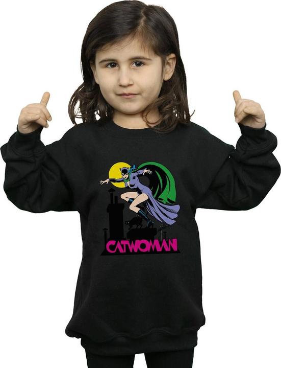 Immagine prodotto Catwoman Text Logo Felpa Ragazze (140, 146)