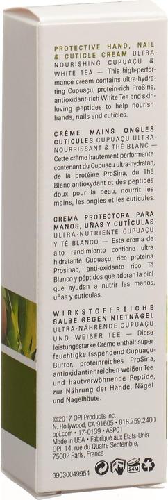 Image du produit OPI Pro Spa - Crème protectrice pour les mains, les ongles et les cuticules (50 ml)
