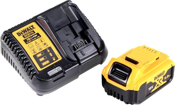 Productafbeelding DeWalt DCN 660 P1 accu spijkermachine 18V 32-63 mm borstelloos + 1x accu 5,0 Ah + lader + koffer