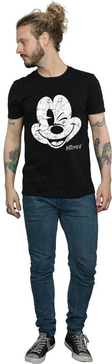 Produktbild Disney Mickey Mouse Distressed Face TShirt (XXL)