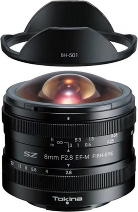 Immagine prodotto Tokina SZ 8mm 1:2.8 Fisheye Canon EF-M (Canon EF-M, APS-C / DX)
