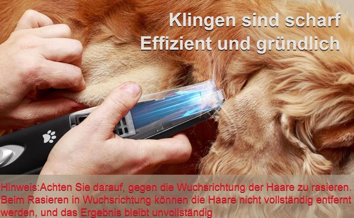 Actual product image Hofeny Pfotentrimmer mit Staubsauger für Haustiere (Cat, Dog)