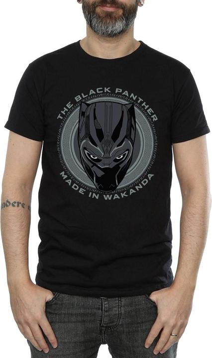 Image du produit Black T-shirt en coton Made in Wakanda (L)