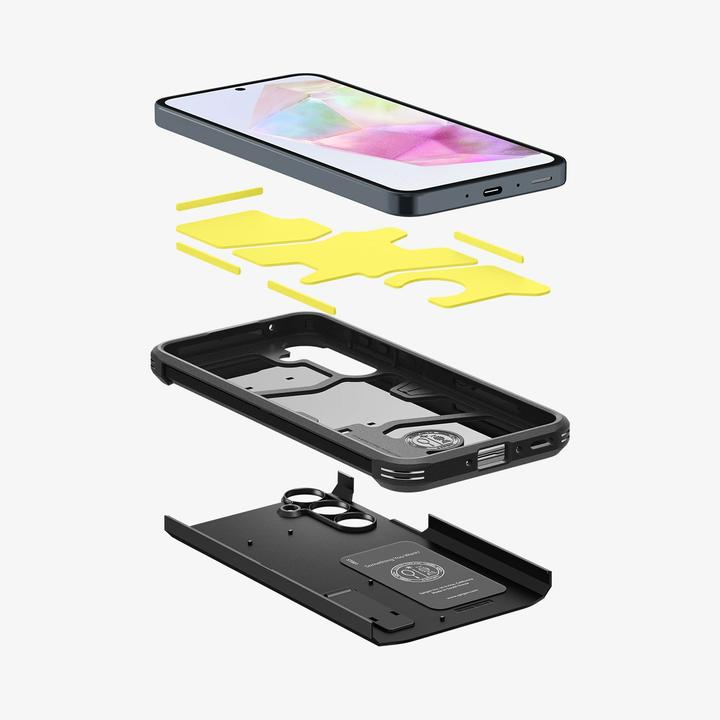 Produktbild Spigen Tough Armor Sam A35 5G czarny/black ACS07517 (Samsung Galaxy A35)