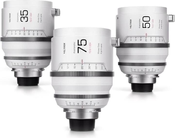 Immagine prodotto Viltrox SET di lenti anamorfiche 35/50/75 mm T2.0 1.33X con attacco PL (L-mount, Full-frame)