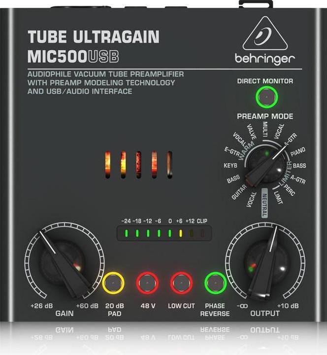 Actual product image Behringer Microphone Preamplifier Tube Ul (Preamplifiers)