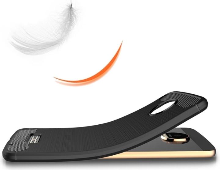 Produktbild Screenguard Lenovo Moto Z Hülle Carbon Brushed Soft TPU (Motorola Moto Z)