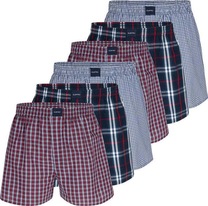 Red, Blue chequered