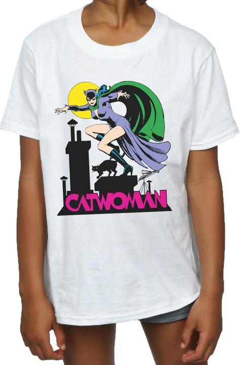 Immagine prodotto Catwoman Text Logo Maglietta Ragazze (128)