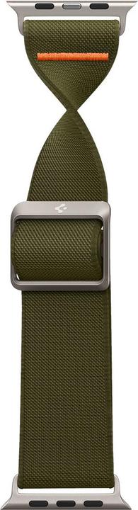 Produktbild Spigen Fit Lite Band für Apple Watch Series 42, 44, 45, 49 mm - khaki (42 mm, 44 mm, 45 mm, 49 mm, Nylon, Fabric, Stainless Steel)