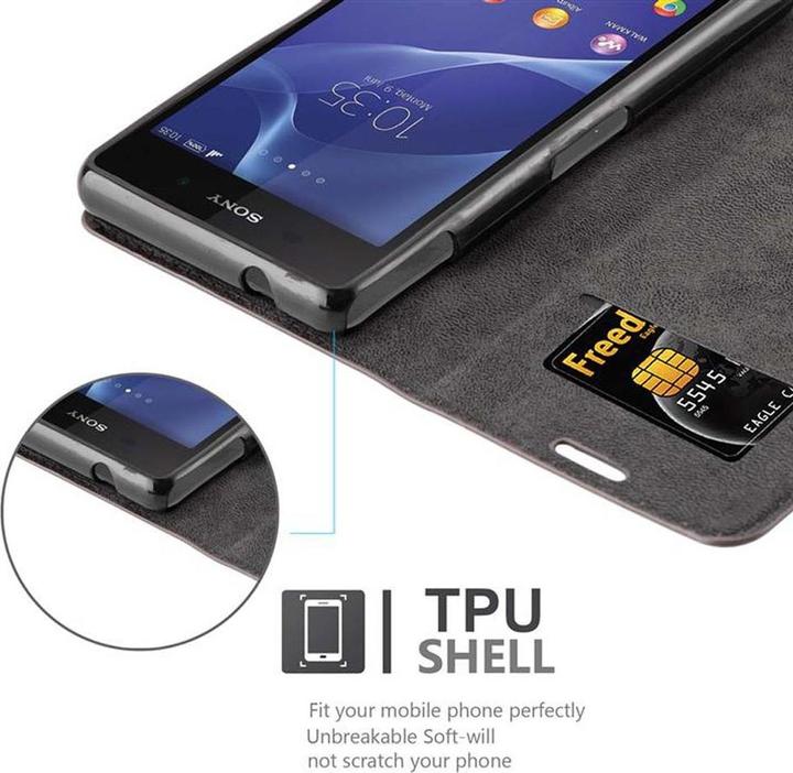 Productafbeelding Cadorabo Boek Onzichtbare Magneethoes (Xperia Z2 Compact)