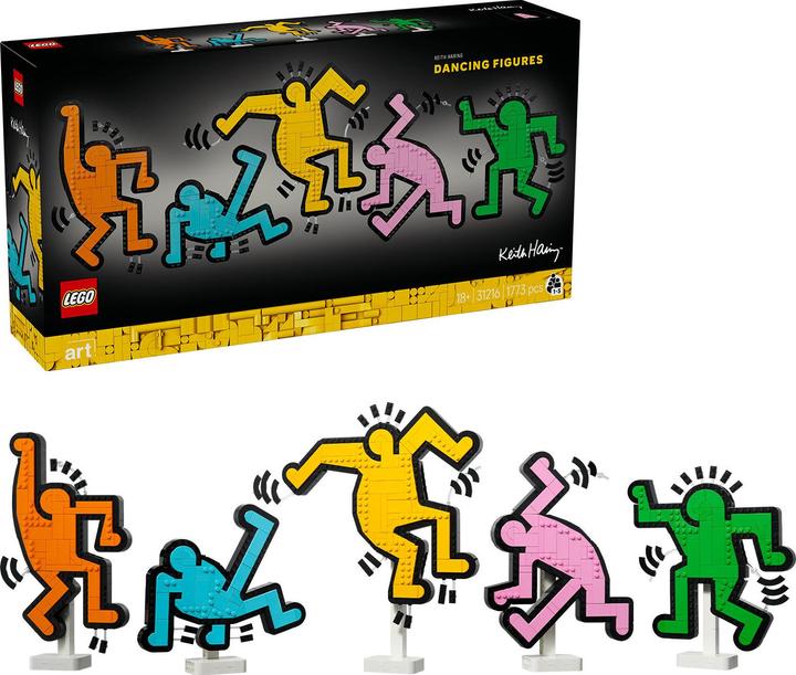 Produktbild LEGO Keith Haring – Tanzende Figuren (LEGO Art)