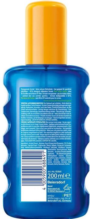 Produktbild NIVEA Protect & Dry Touch (Sonnenspray, SPF 50+, 240 ml)