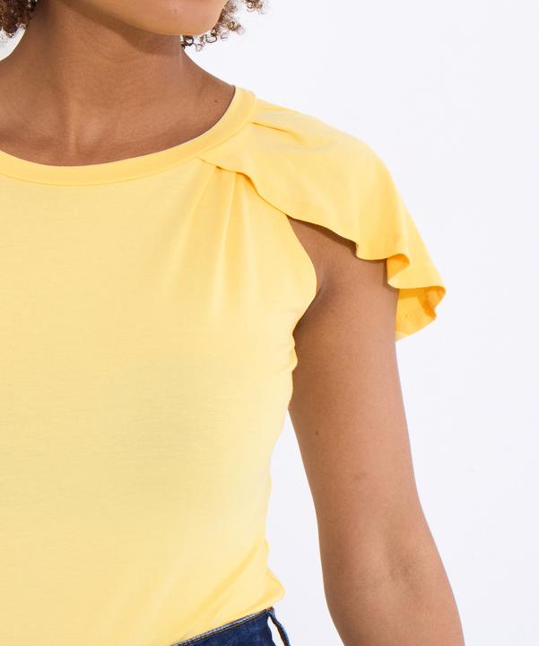 Actual product image Joe Browns Flutter Sleeve Jersey Top (44)