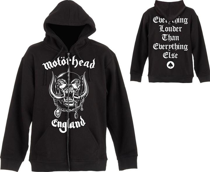 Motorhead Inghilterra (felpa con cappuccio) (S)