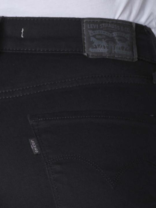 Produktbild Levis 724 Jeans High Rise Straight soft black (W29/L32)