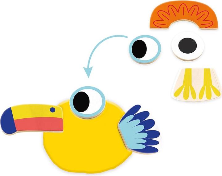Actual product image Djeco My play dough animals