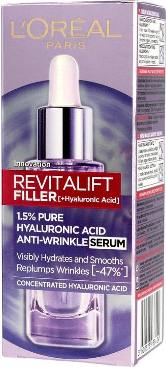 Produktbild L'Oréal Paris L'Oréal Revitalift Filler serum with 1.5% hyaluronic acid 30ml (30 ml)