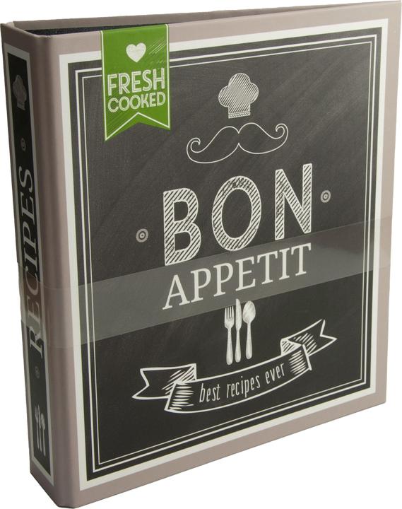 Actual product image Goldbuch Bon Appetit" recipe ring binder (21 x 22 cm, Lined, Hardcover)