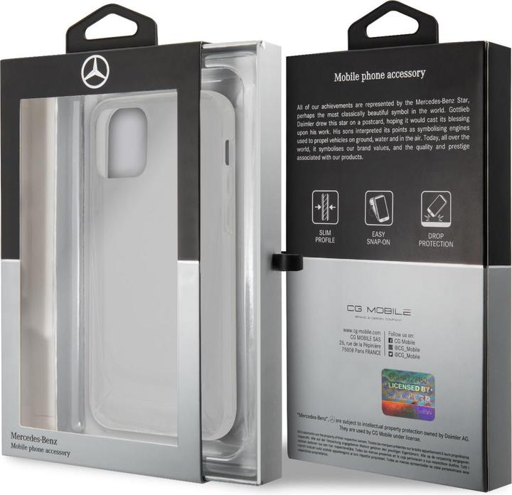 Image du produit Mercedes MEHCP12MARCT iPhone 12/12 Pro 6.1-inch étui rigide transparent avec ligne transparente (Apple iPhone 12 Pro)