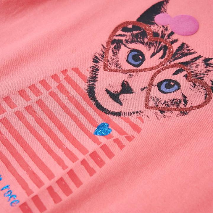 Produktbild VidaXL Kinder-Langarmshirt Rosa 128,Material: 95 % Baumwolle. 5 (128)