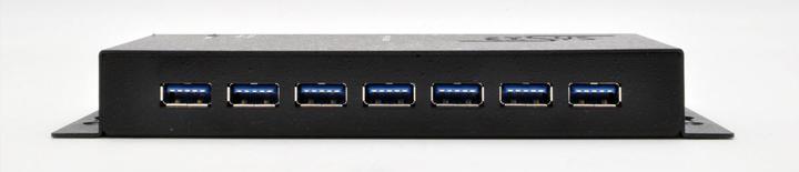 Produktbild Exsys USB 3.2 HUB 7-Port extern inkl.Netz. inkl.Netzteil 12V/3A und USB Kabel (USB-B, 7 Ports)