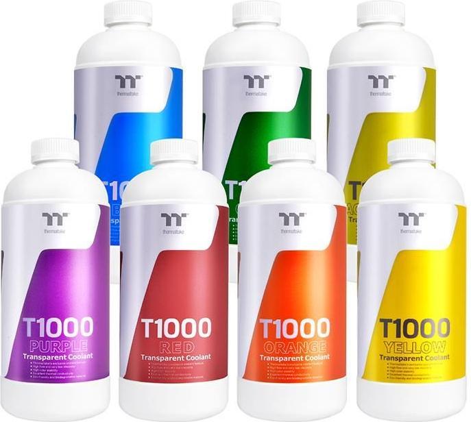 Image du produit Thermaltake Liquide de refroidissement T1000 Raudon CL-W245-OS00RE-A Liquide de refroidissement (1000 ml, Additif de couleur)
