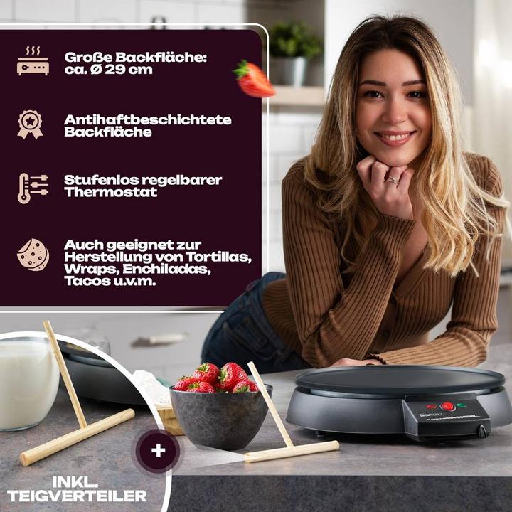 Actual product image Clatronic Crêpe Maker CM 3372